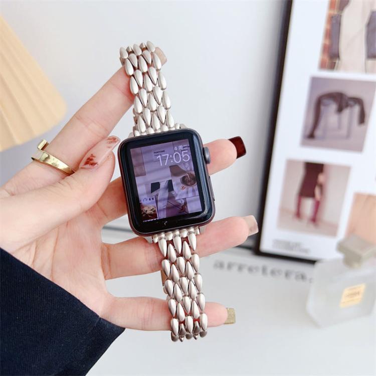 For Apple Watch 42mm / 41mm / 40mm / 38mm Water Drop Zinc Alloy Watch Band
