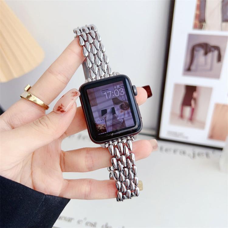 For Apple Watch 42mm / 41mm / 40mm / 38mm Water Drop Zinc Alloy Watch Band