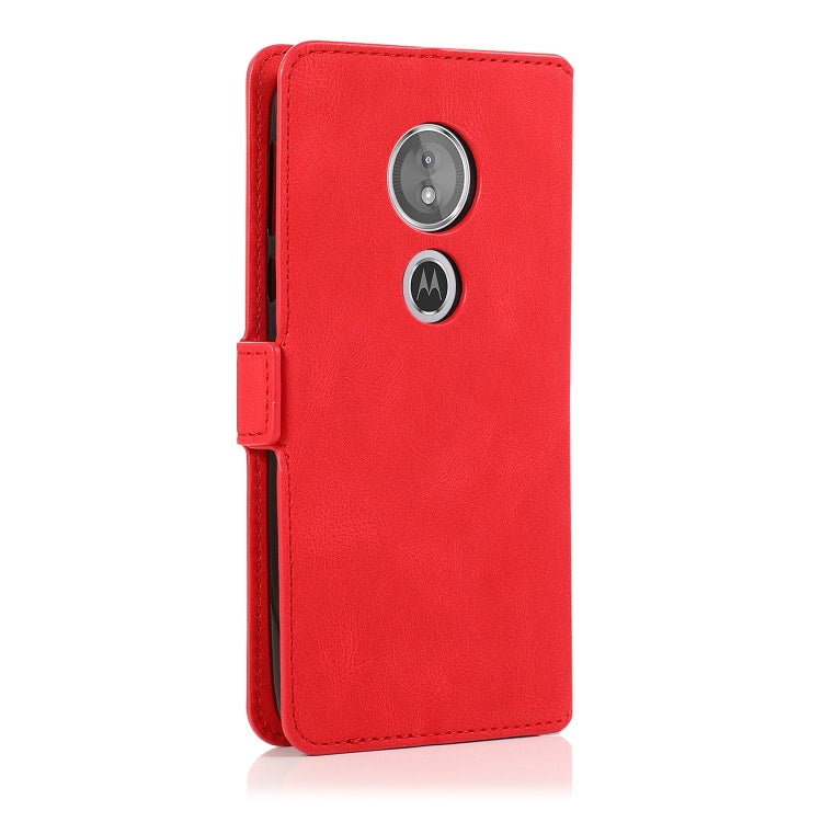 For Motorola Moto E5 Retro Magnetic Closing Clasp Horizontal Flip Leather Case with Holder & Card Slots & Photo Frame & Wallet