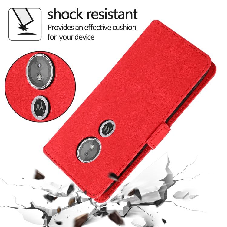 For Motorola Moto E5 Retro Magnetic Closing Clasp Horizontal Flip Leather Case with Holder & Card Slots & Photo Frame & Wallet