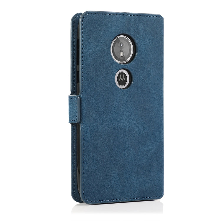 For Motorola Moto E5 Retro Magnetic Closing Clasp Horizontal Flip Leather Case with Holder & Card Slots & Photo Frame & Wallet