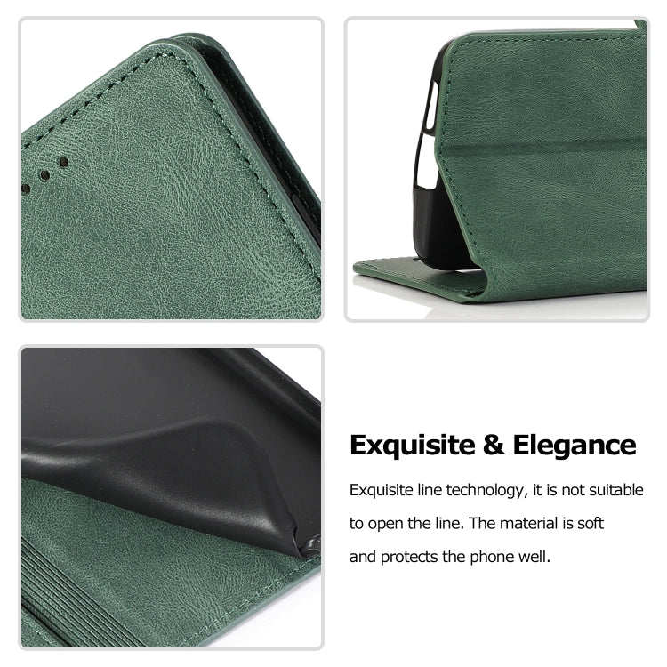 For Motorola Moto E6 Plus Retro Magnetic Closing Clasp Horizontal Flip Leather Case with Holder & Card Slots & Photo Frame & Wallet