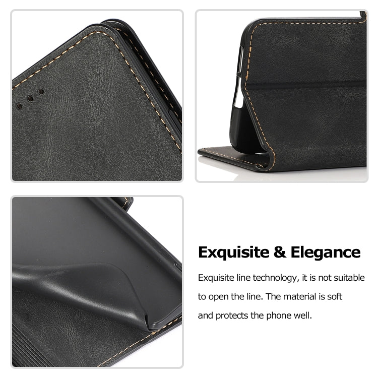 For Motorola Moto E6 Plus Retro Magnetic Closing Clasp Horizontal Flip Leather Case with Holder & Card Slots & Photo Frame & Wallet