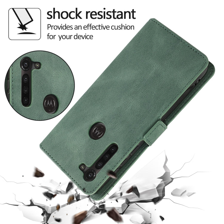 For Motorola Moto G8 Power Retro Magnetic Closing Clasp Horizontal Flip Leather Case with Holder & Card Slots & Photo Frame & Wallet