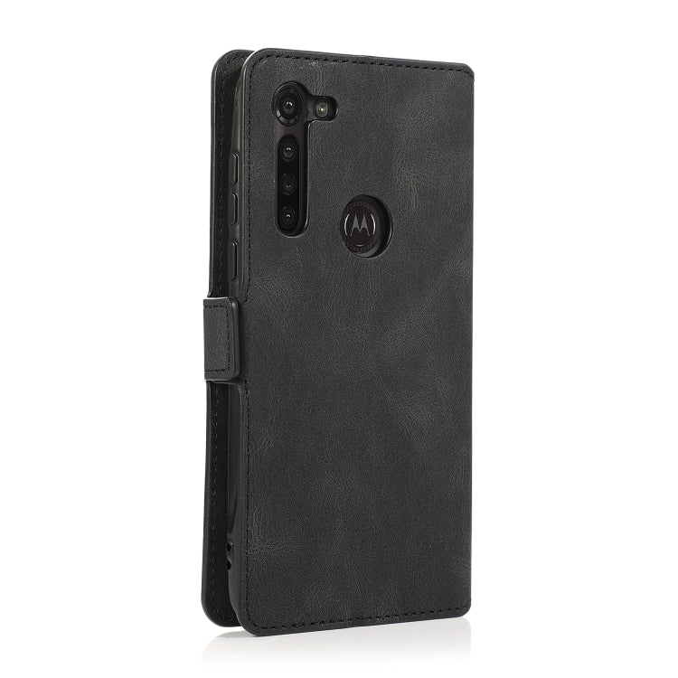 For Motorola Moto G8 Power Retro Magnetic Closing Clasp Horizontal Flip Leather Case with Holder & Card Slots & Photo Frame & Wallet