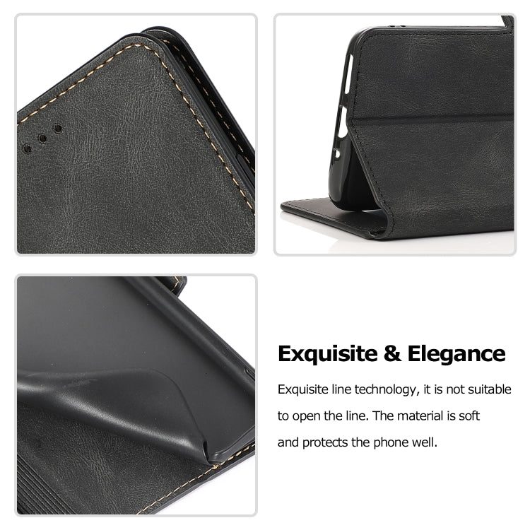 For Motorola Moto G8 Power Retro Magnetic Closing Clasp Horizontal Flip Leather Case with Holder & Card Slots & Photo Frame & Wallet