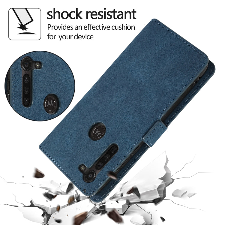 For Motorola Moto G8 Power Retro Magnetic Closing Clasp Horizontal Flip Leather Case with Holder & Card Slots & Photo Frame & Wallet