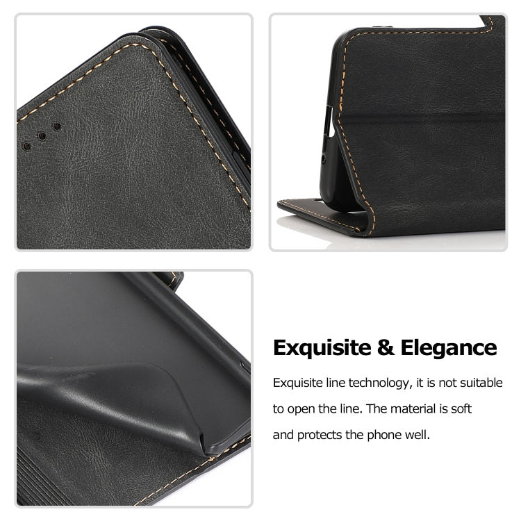 For Motorola Moto E6 Play Retro Magnetic Closing Clasp Horizontal Flip Leather Case with Holder & Card Slots & Photo Frame & Wallet