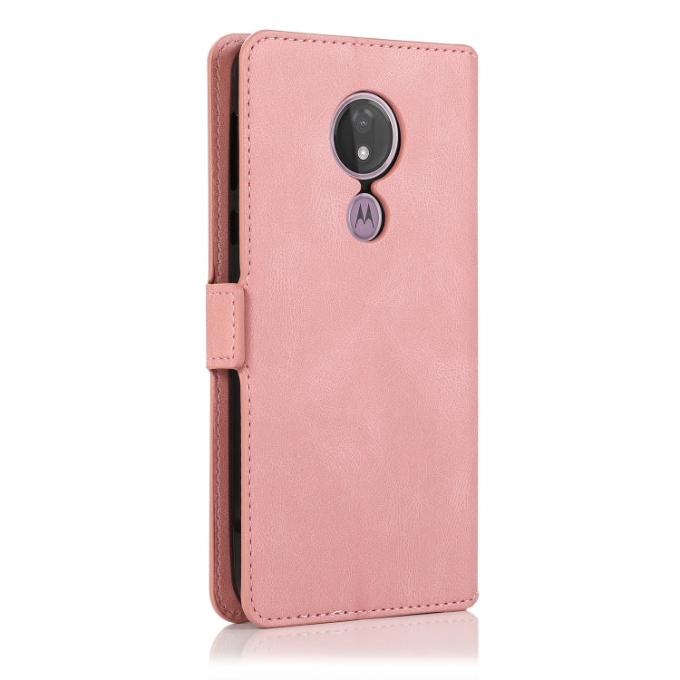 For Motorola Moto G7 Power(US Version) Retro Magnetic Closing Clasp Horizontal Flip Leather Case with Holder & Card Slots & Photo Frame & Wallet