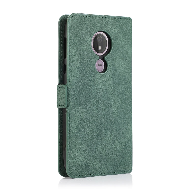 For Motorola Moto G7 Power(EU Version) Retro Magnetic Closing Clasp Horizontal Flip Leather Case with Holder & Card Slots & Photo Frame & Wallet
