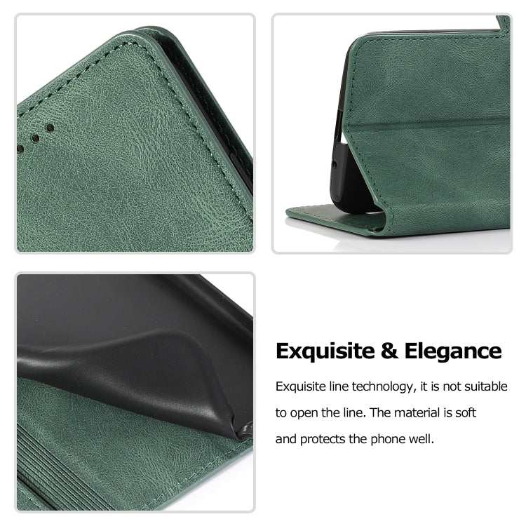 For Motorola Moto G7 Power(EU Version) Retro Magnetic Closing Clasp Horizontal Flip Leather Case with Holder & Card Slots & Photo Frame & Wallet