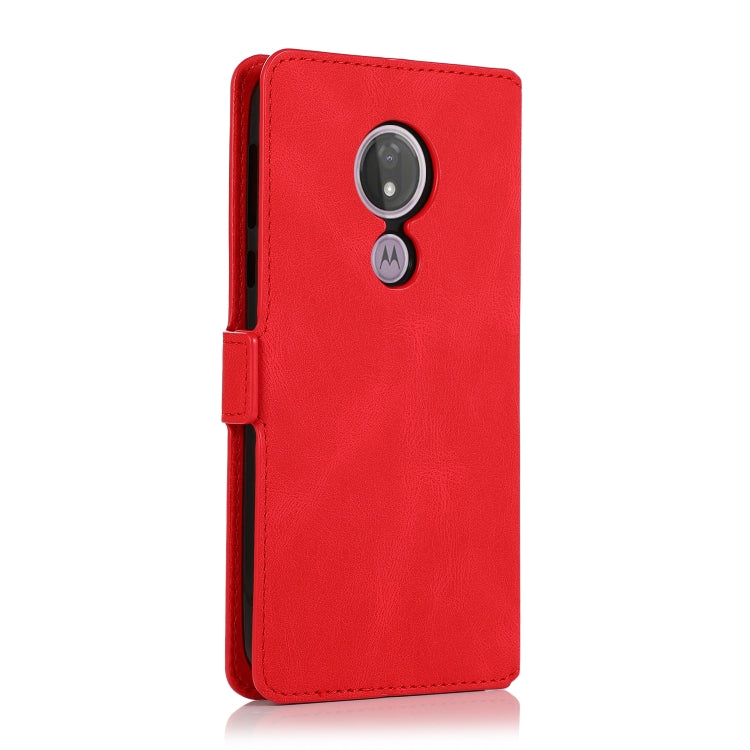 For Motorola Moto G7 Power(EU Version) Retro Magnetic Closing Clasp Horizontal Flip Leather Case with Holder & Card Slots & Photo Frame & Wallet