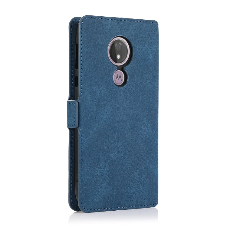 For Motorola Moto G7 Power(EU Version) Retro Magnetic Closing Clasp Horizontal Flip Leather Case with Holder & Card Slots & Photo Frame & Wallet
