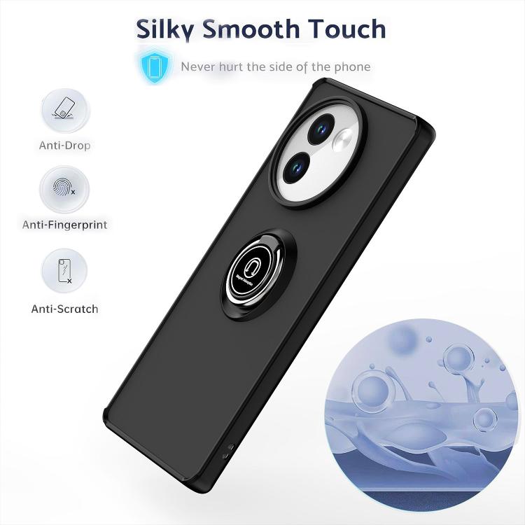 For vivo V40 Lite 5G Q Shadow 1 Series TPU + PC Phone Case with Ring
