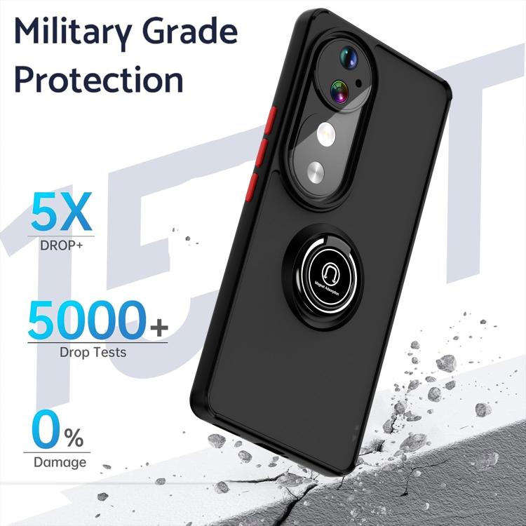 For vivo V40 Q Shadow 1 Series TPU + PC Phone Case with Ring