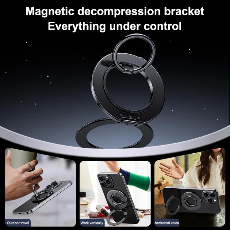 Multifunctional 360 Degree Rotating Magnetic Ring Phone Holder