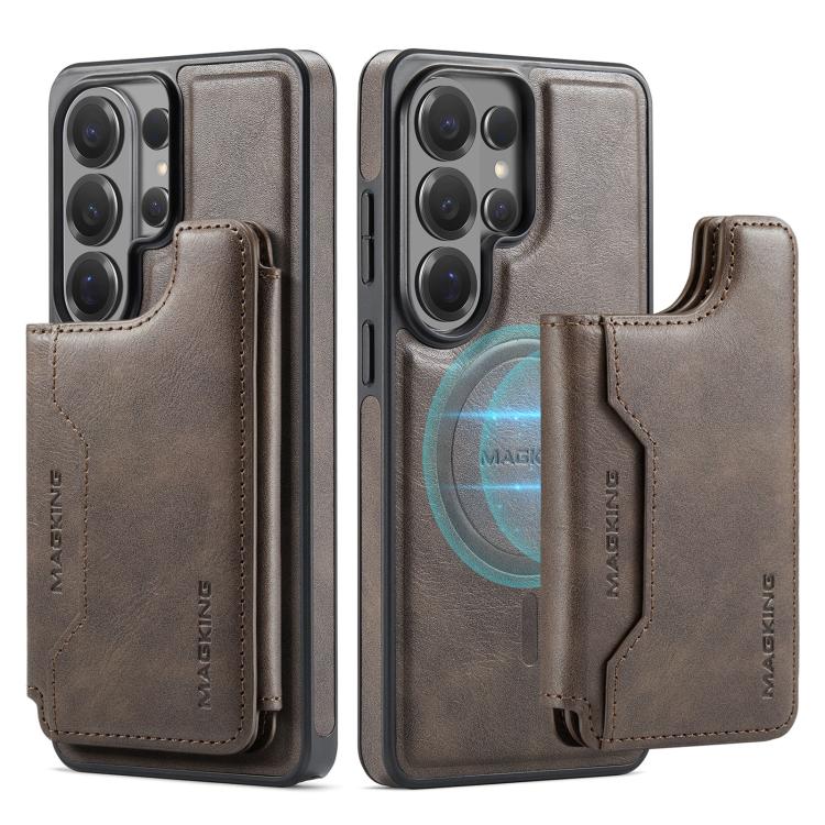 For Samsung Galaxy S26 Ultra 5G MAGKING K3 Series MagSafe RFID Card Bag Detachable Phone Case