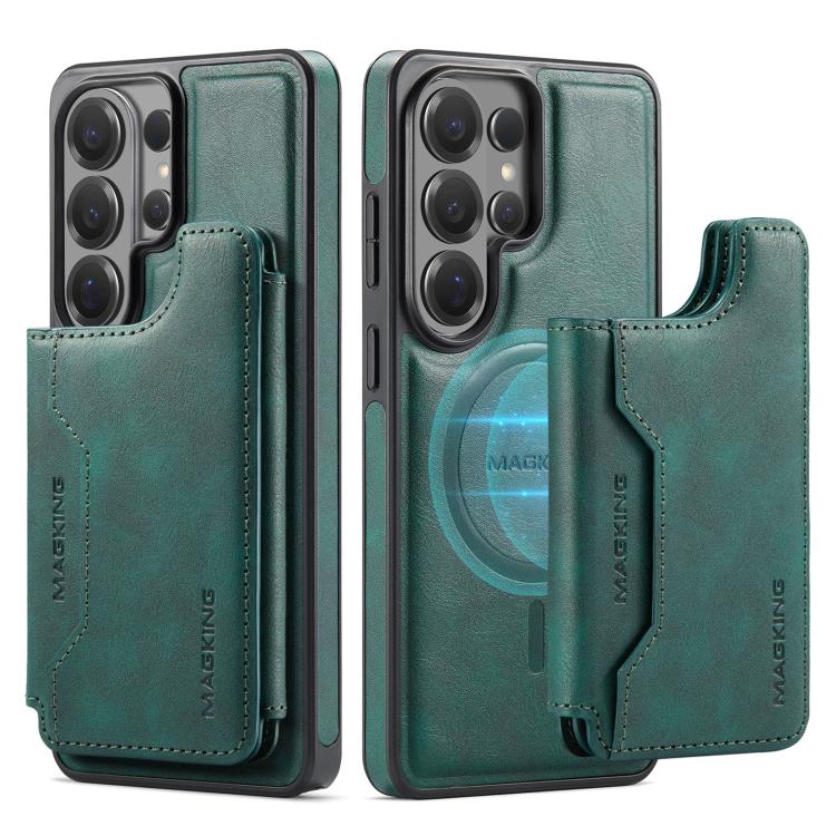 For Samsung Galaxy S26 Ultra 5G MAGKING K3 Series MagSafe RFID Card Bag Detachable Phone Case