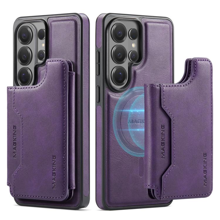For Samsung Galaxy S26 Ultra 5G MAGKING K3 Series MagSafe RFID Card Bag Detachable Phone Case