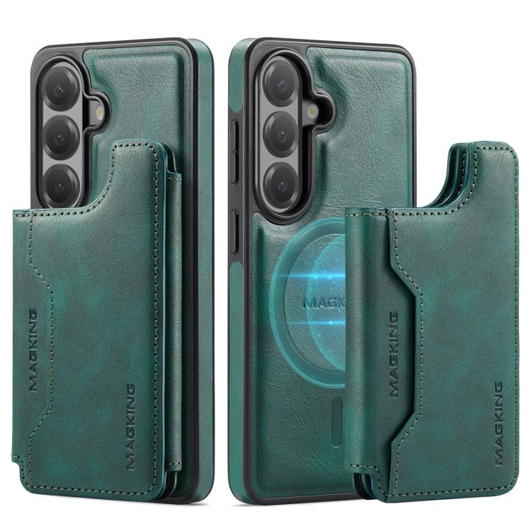 For Samsung Galaxy S26 5G MAGKING K3 Series MagSafe RFID Card Bag Detachable Phone Case