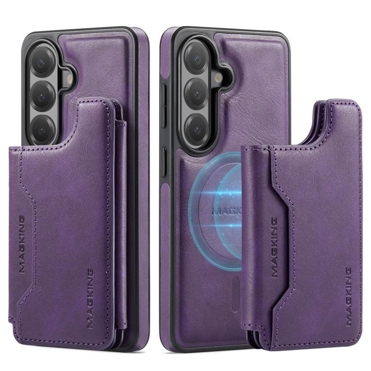 For Samsung Galaxy S26 5G MAGKING K3 Series MagSafe RFID Card Bag Detachable Phone Case