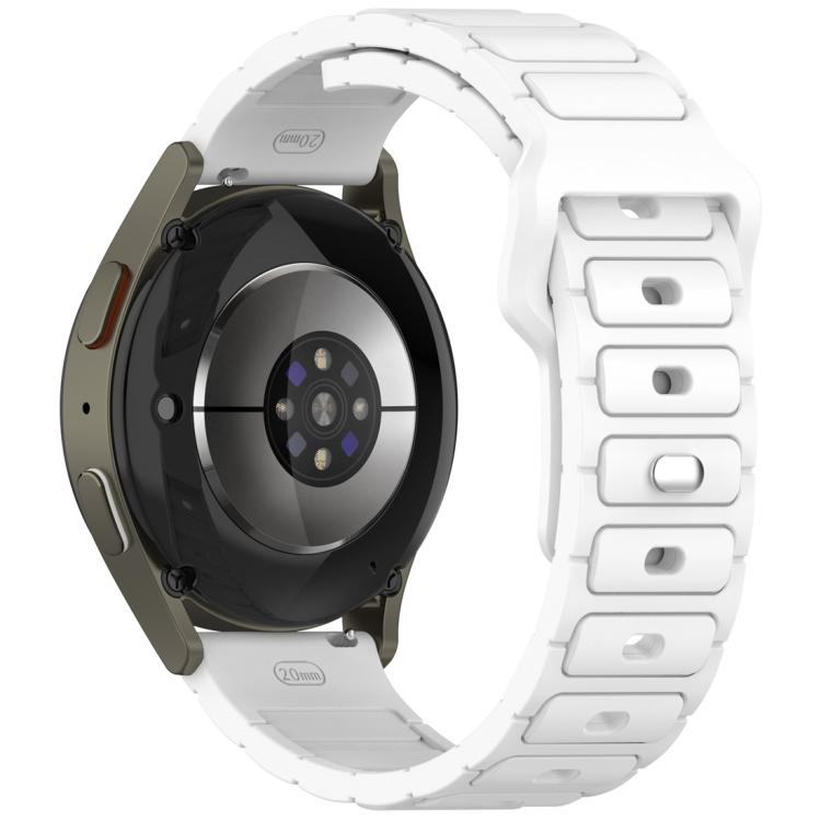18mm I-Shaped Solid Color Silicone Watch Band