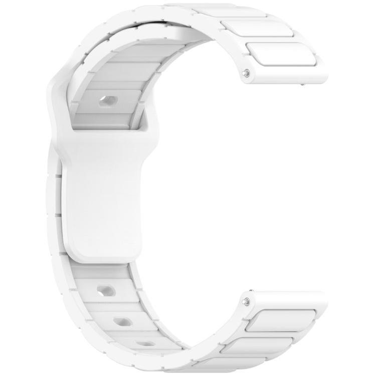 18mm I-Shaped Solid Color Silicone Watch Band