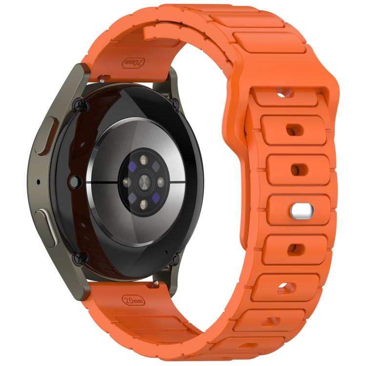 18mm I-Shaped Solid Color Silicone Watch Band