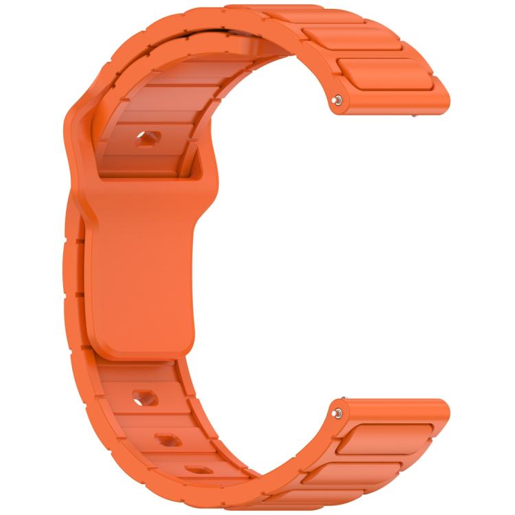 18mm I-Shaped Solid Color Silicone Watch Band