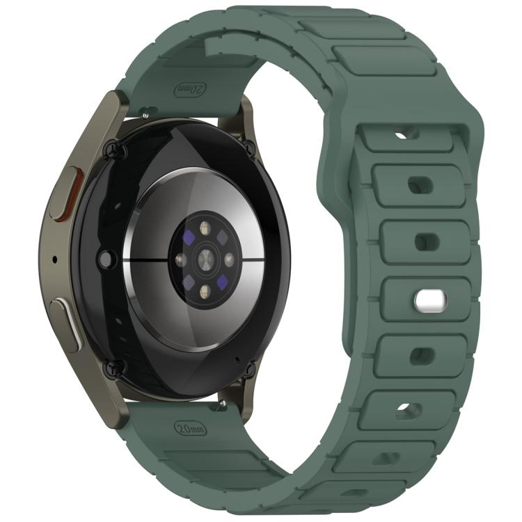 18mm I-Shaped Solid Color Silicone Watch Band