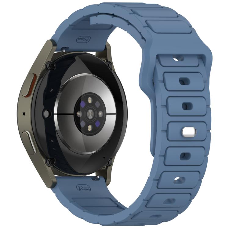 18mm I-Shaped Solid Color Silicone Watch Band