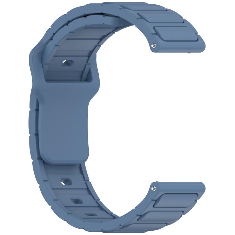 18mm I-Shaped Solid Color Silicone Watch Band