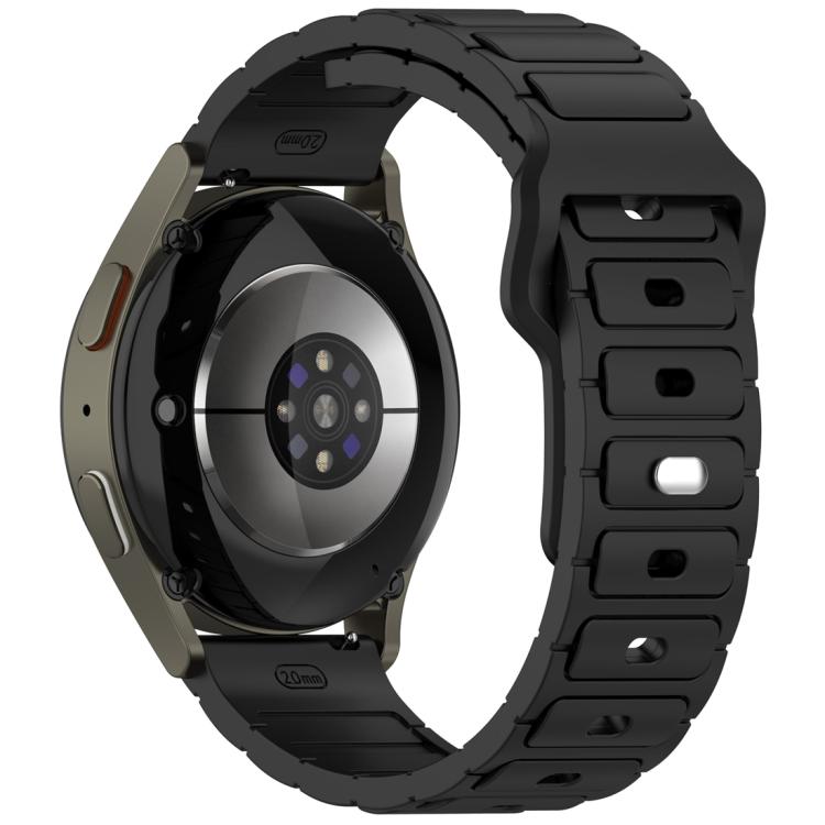 18mm I-Shaped Solid Color Silicone Watch Band
