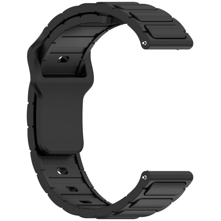 18mm I-Shaped Solid Color Silicone Watch Band