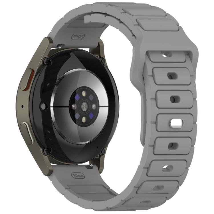18mm I-Shaped Solid Color Silicone Watch Band