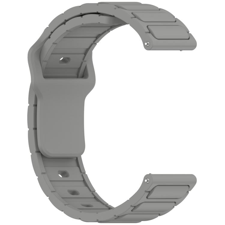 18mm I-Shaped Solid Color Silicone Watch Band