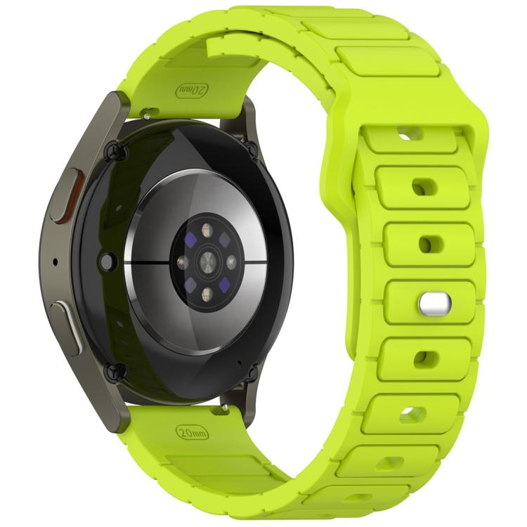 18mm I-Shaped Solid Color Silicone Watch Band