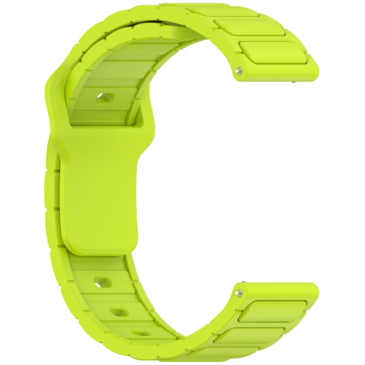 18mm I-Shaped Solid Color Silicone Watch Band