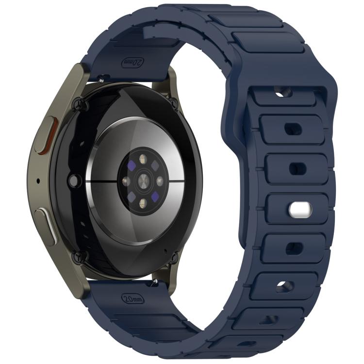 18mm I-Shaped Solid Color Silicone Watch Band