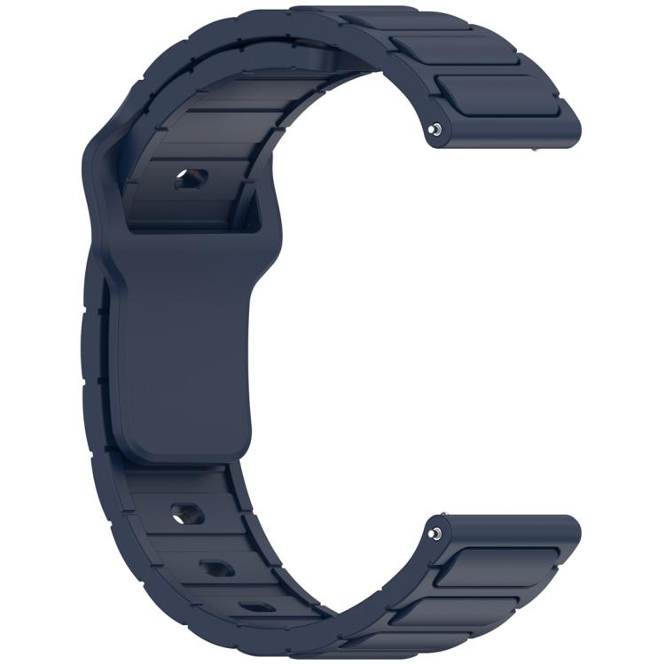 18mm I-Shaped Solid Color Silicone Watch Band