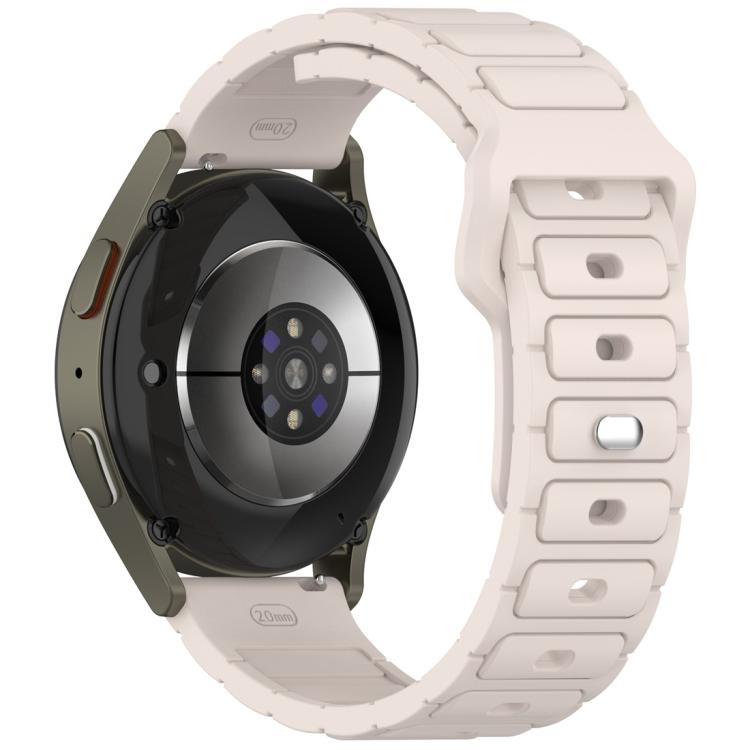 18mm I-Shaped Solid Color Silicone Watch Band