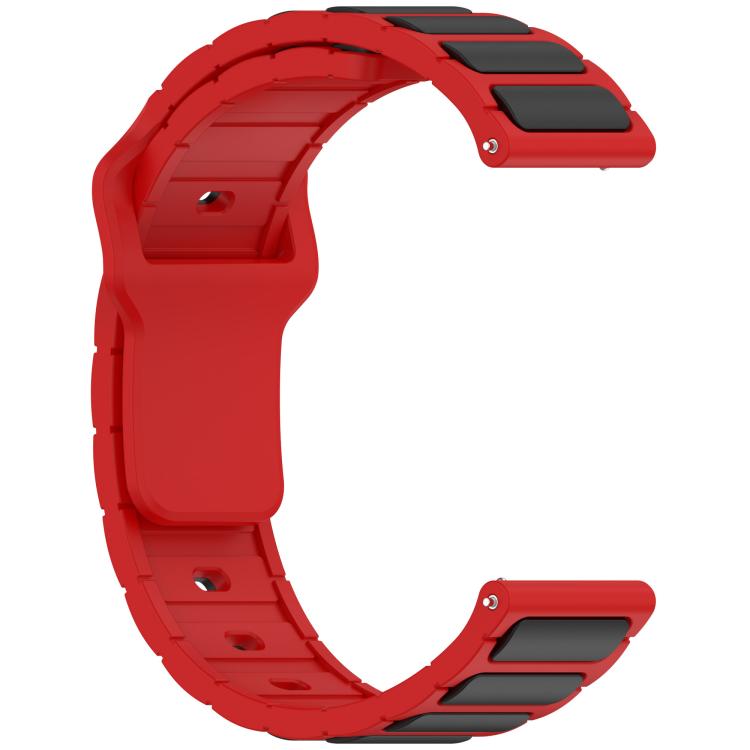 18mm I-Shaped Dual Color Silicone Watch Band
