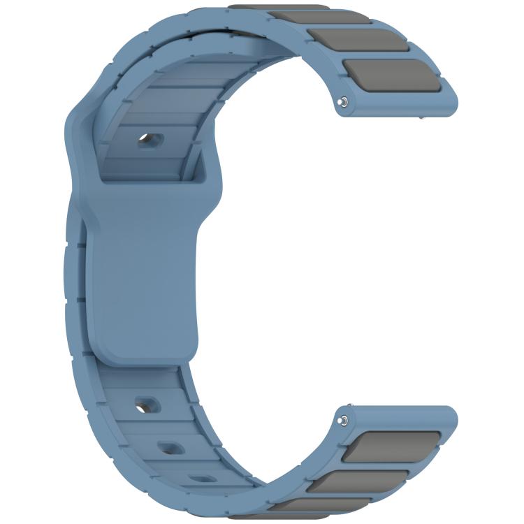 18mm I-Shaped Dual Color Silicone Watch Band