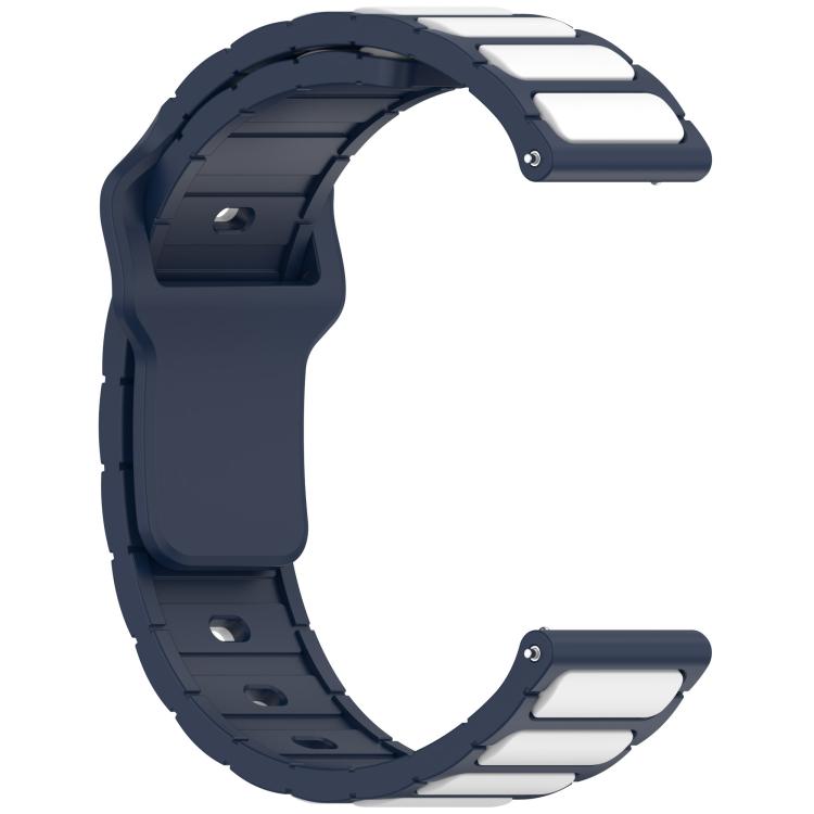 18mm I-Shaped Dual Color Silicone Watch Band