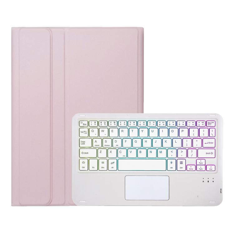 For Lenovo Xiaoxin Pad 11 2025 AM31-AS Ultra-thin Detachable Backlight Bluetooth Keyboard Leather Tablet Case with Touchpad