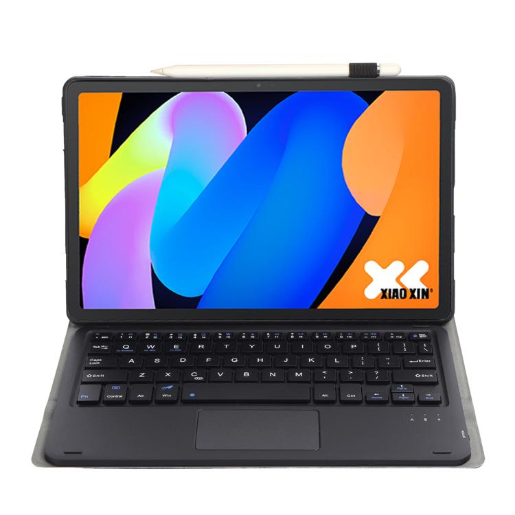 For Lenovo Xiaoxin Pad 11 inch 2025 AM31-A Ultra-thin Detachable Bluetooth Keyboard Leather Tablet Case with Touchpad
