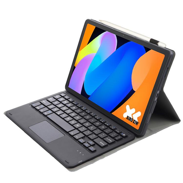 For Lenovo Xiaoxin Pad 11 inch 2025 AM31-A Ultra-thin Detachable Bluetooth Keyboard Leather Tablet Case with Touchpad