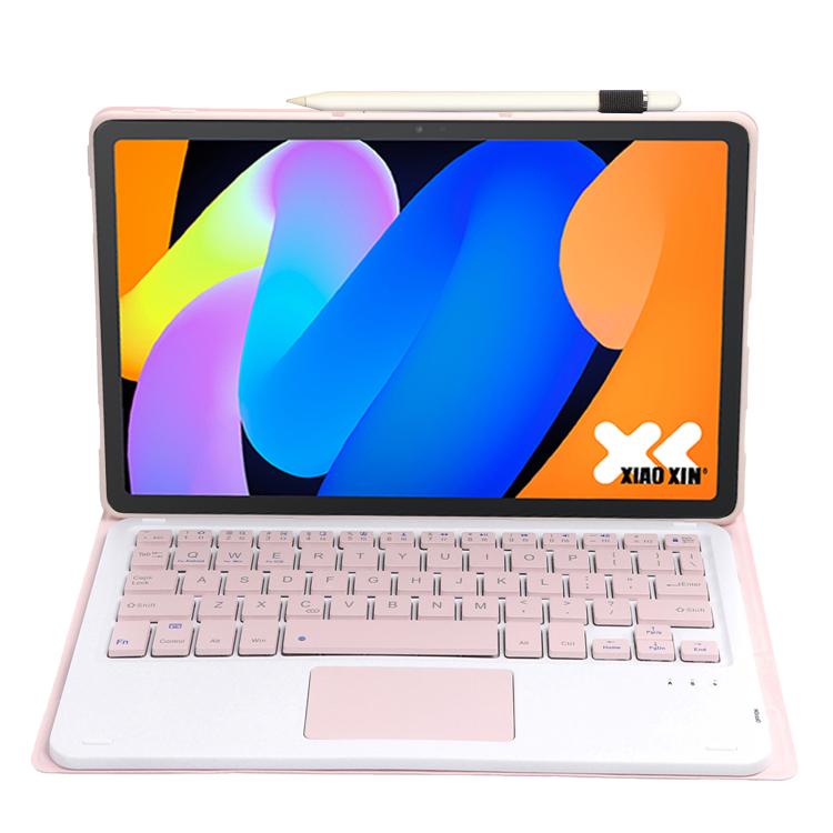 For Lenovo Xiaoxin Pad 11 inch 2025 AM31-A Ultra-thin Detachable Bluetooth Keyboard Leather Tablet Case with Touchpad