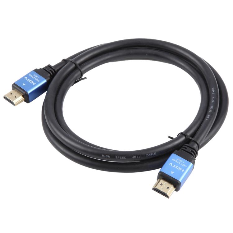 HDTV 2.0 Version 4K Full HD High Speed 19 Pin Male to 19 Pin Male Connector Cable, Length:0.5m - Black