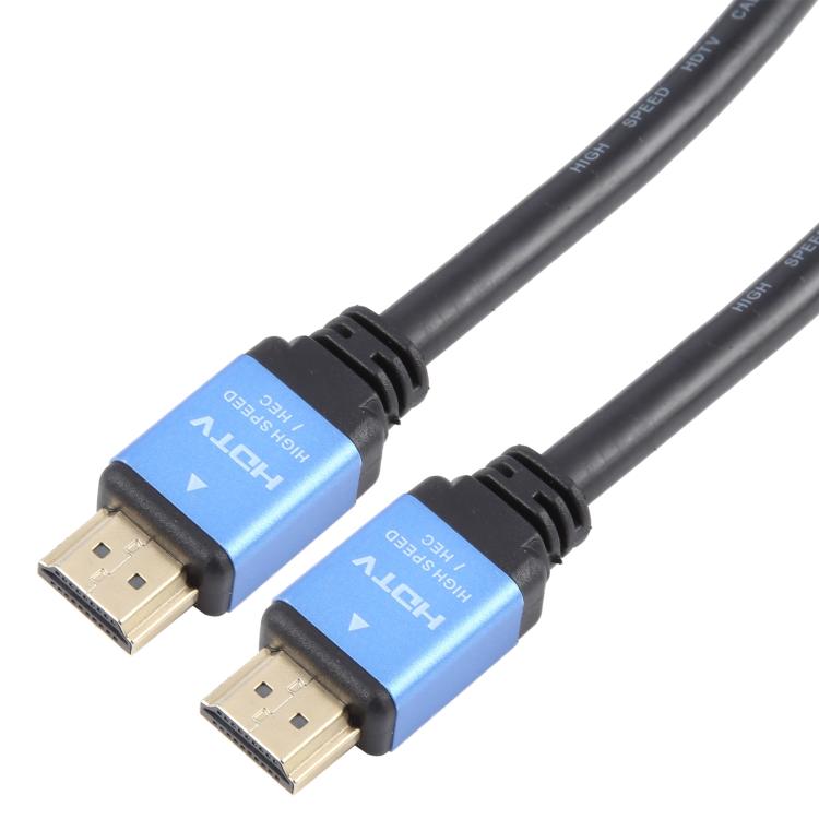 HDTV 2.0 Version 4K Full HD High Speed 19 Pin Male to 19 Pin Male Connector Cable, Length:0.5m - Black